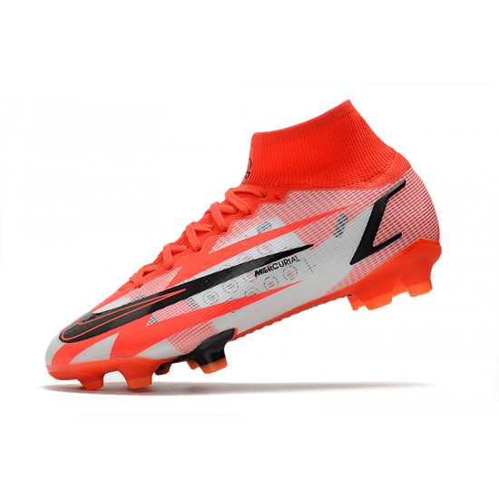 Nike Superfly 8 Spark Positivity CR7 Elite FG Soccer Cleats Red