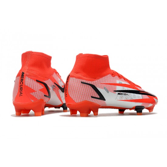 Nike Superfly 8 Spark Positivity CR7 Elite FG Soccer Cleats Red