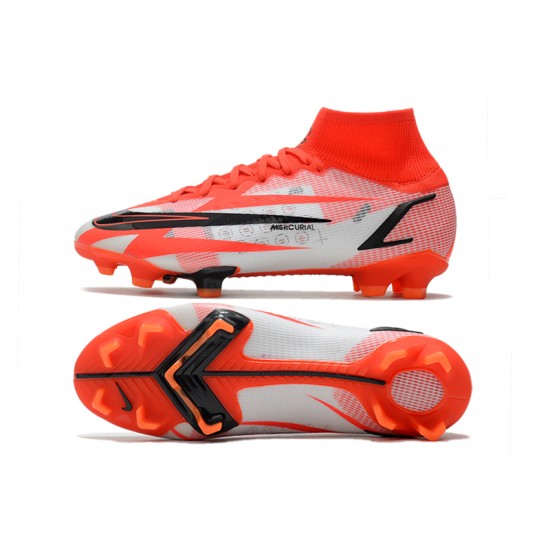 Nike Superfly 8 Spark Positivity CR7 Elite FG Soccer Cleats Red