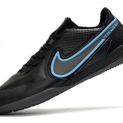 Nike React Tiempo Legend 9 Pro IC Soccer Cleats Blue Black