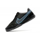 Nike React Tiempo Legend 9 Pro TF Soccer Cleats Black Blue