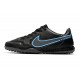 Nike React Tiempo Legend 9 Pro TF Soccer Cleats Black Blue