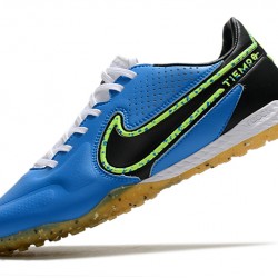 Nike React Tiempo Legend 9 Pro TF Soccer Cleats Black Blue