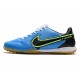 Nike React Tiempo Legend 9 Pro TF Soccer Cleats Black Blue