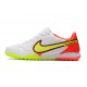 Nike React Tiempo Legend 9 Pro TF Soccer Cleats White Gold