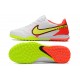 Nike React Tiempo Legend 9 Pro TF Soccer Cleats White Gold