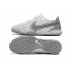 Nike React Tiempo Legend 9 Pro TF Soccer Cleats White Gray