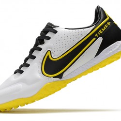 Nike React Tiempo Legend 9 Pro TF Soccer Cleats White Yellow