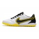 Nike React Tiempo Legend 9 Pro TF Soccer Cleats White Yellow