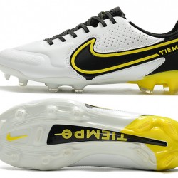 Nike Tiempo Legend 9 Elite FG Soccer Cleats White Gold