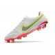 Nike Tiempo Legend 9 Elite FG Soccer Cleats White Gray Nike Tiempo Legend 9 Elite FG Soccer Cleats White Gray