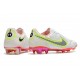 Nike Tiempo Legend 9 Elite FG Soccer Cleats White Gray Nike Tiempo Legend 9 Elite FG Soccer Cleats White Gray