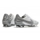 Nike Tiempo Legend 9 Elite FG Soccer Cleats White Gray