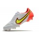 Nike Tiempo Legend 9 Elite FG Soccer Cleats White Orange