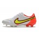 Nike Tiempo Legend 9 Elite FG Soccer Cleats White Orange Nike Tiempo Legend 9 Elite FG Soccer Cleats White Orange
