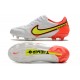 Nike Tiempo Legend 9 Elite FG Soccer Cleats White Orange