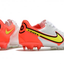 Nike Tiempo Legend 9 Elite FG Soccer Cleats White Orange