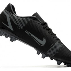 Nike Vapor 14 Academy AG Soccer Cleats Black Gray