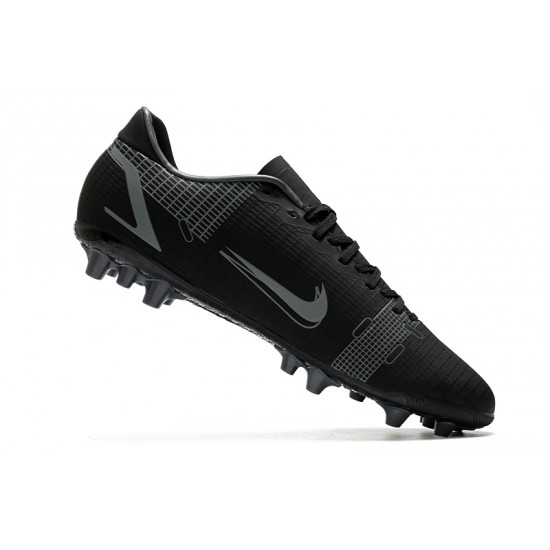 Nike Vapor 14 Academy AG Soccer Cleats Black Gray