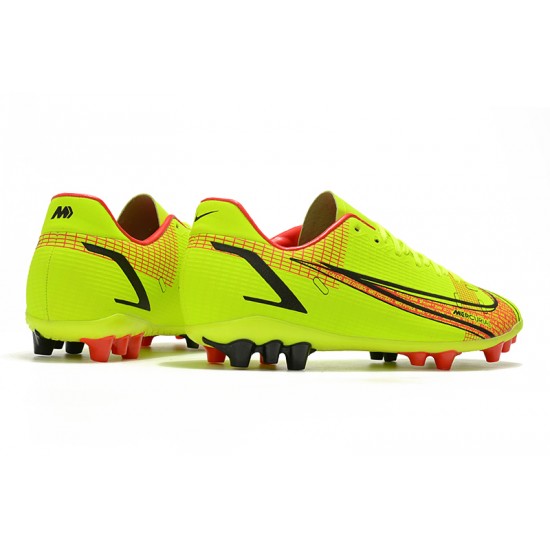 Nike Vapor 14 Academy AG Soccer Cleats Orange Green