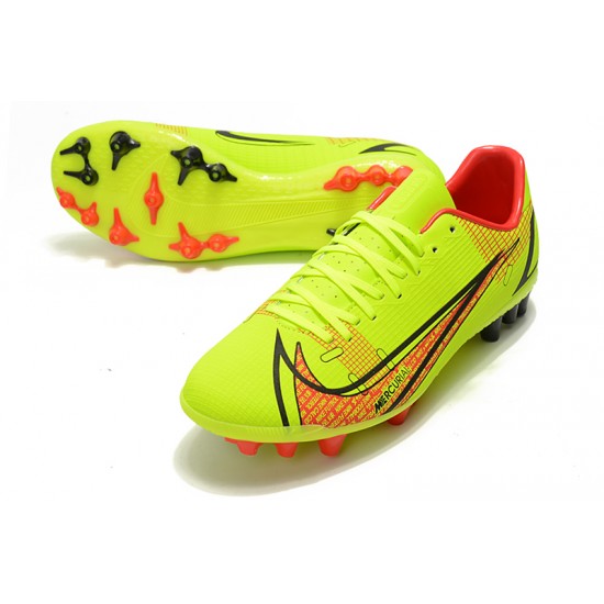 Nike Vapor 14 Academy AG Soccer Cleats Orange Green