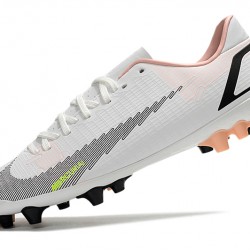 Nike Vapor 14 Academy AG Soccer Cleats Pink White