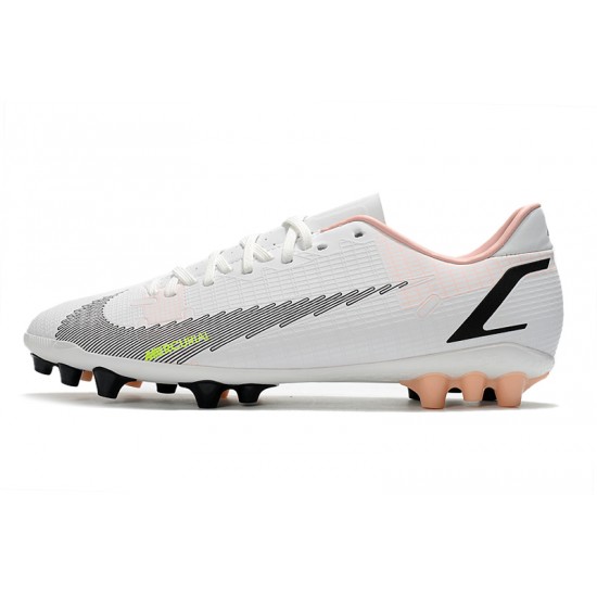 Nike Vapor 14 Academy AG Soccer Cleats Pink White