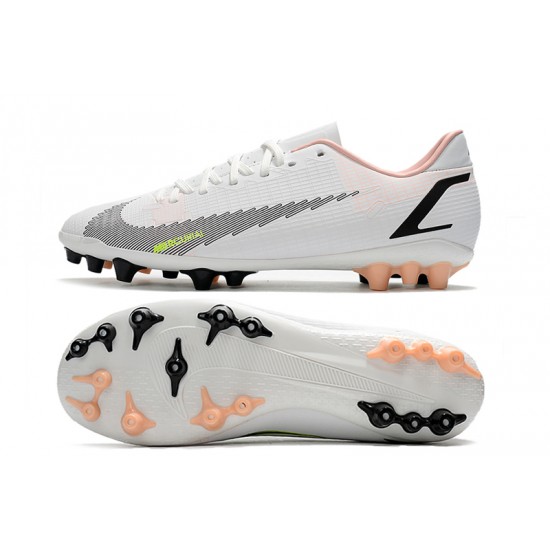 Nike Vapor 14 Academy AG Soccer Cleats Pink White