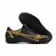 Nike Vapor 14 Academy TF Soccer Cleats Black Gold