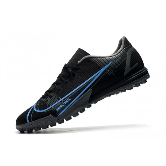 Nike Vapor 14 Academy TF Soccer Cleats Blue Black