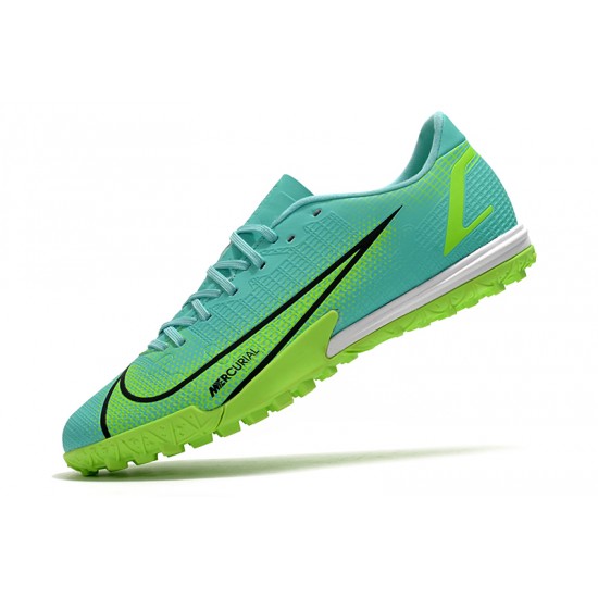 Nike Vapor 14 Academy TF Soccer Cleats Green Blue