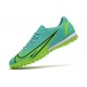 Nike Vapor 14 Academy TF Soccer Cleats Green Blue