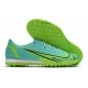 Nike Vapor 14 Academy TF Soccer Cleats Green Blue