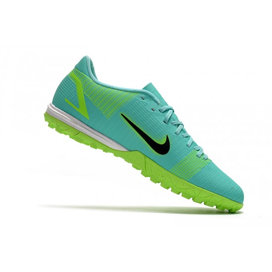Nike Vapor 14 Academy TF Soccer Cleats Green Blue