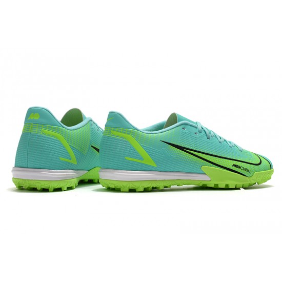 Nike Vapor 14 Academy TF Soccer Cleats Green Blue