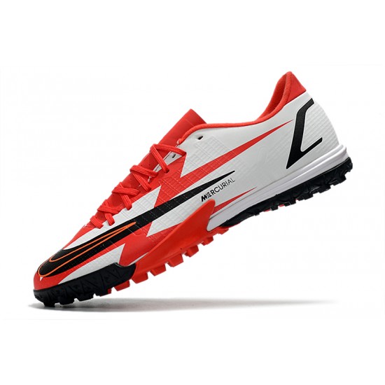 Nike Vapor 14 Academy TF Soccer Cleats Red Black