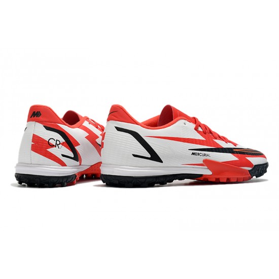 Nike Vapor 14 Academy TF Soccer Cleats Red Black