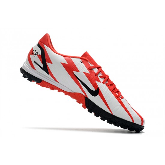 Nike Vapor 14 Academy TF Soccer Cleats Red Black