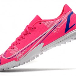 Nike Vapor 14 Academy TF Soccer Cleats White Pink