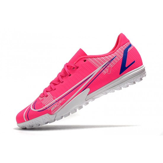 Nike Vapor 14 Academy TF Soccer Cleats White Pink