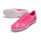 Nike Vapor 14 Academy TF Soccer Cleats White Pink