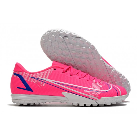 Nike Vapor 14 Academy TF Soccer Cleats White Pink