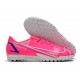 Nike Vapor 14 Academy TF Soccer Cleats White Pink