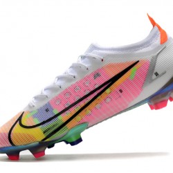 Nike Vapor 14 Elite FG Soccer Cleats Pink White