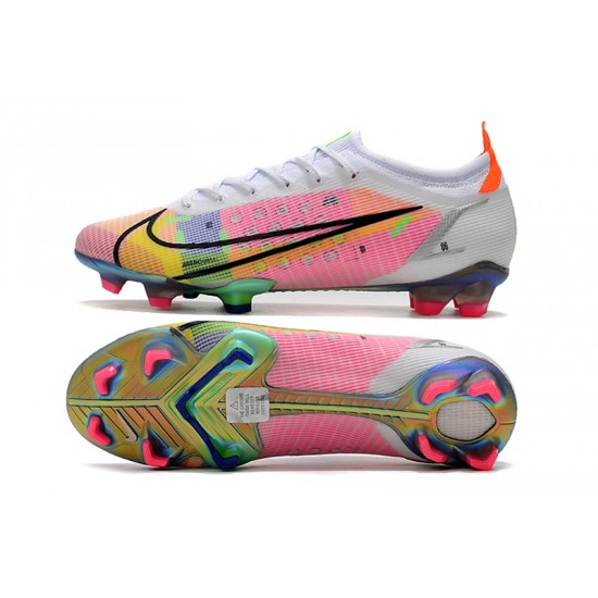 Nike Vapor 14 Elite FG Soccer Cleats Pink White