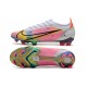 Nike Vapor 14 Elite FG Soccer Cleats Pink White