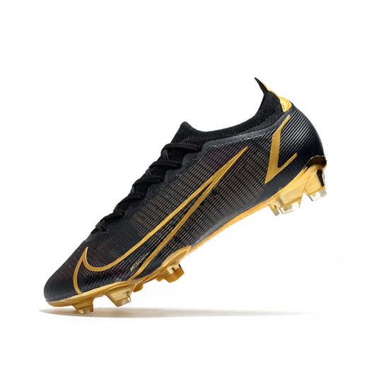 Nike Vapor 14 Elite MDS FG Soccer Cleats Black