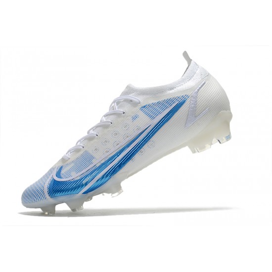 Nike Vapor 14 Elite MDS FG Soccer Cleats White Blue