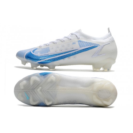 Nike Vapor 14 Elite MDS FG Soccer Cleats White Blue