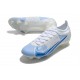 Nike Vapor 14 Elite MDS FG Soccer Cleats White Blue